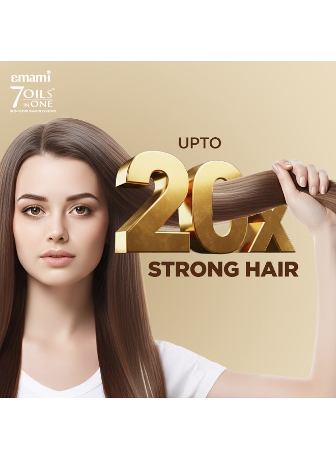 emami Damage Control Hair Oil | Nourishing Blend of 7 Natural Oils | Reduce Hair Fall Upto 96% | Makes Hair Upto 20X Stronger | Non Sticky Hair Oil | For All Hair Types - Image 4
